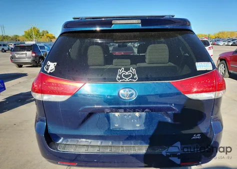 2011 Toyota Sienna Le из США, поврежденный, VIN 5TDJK3DCXBS004965